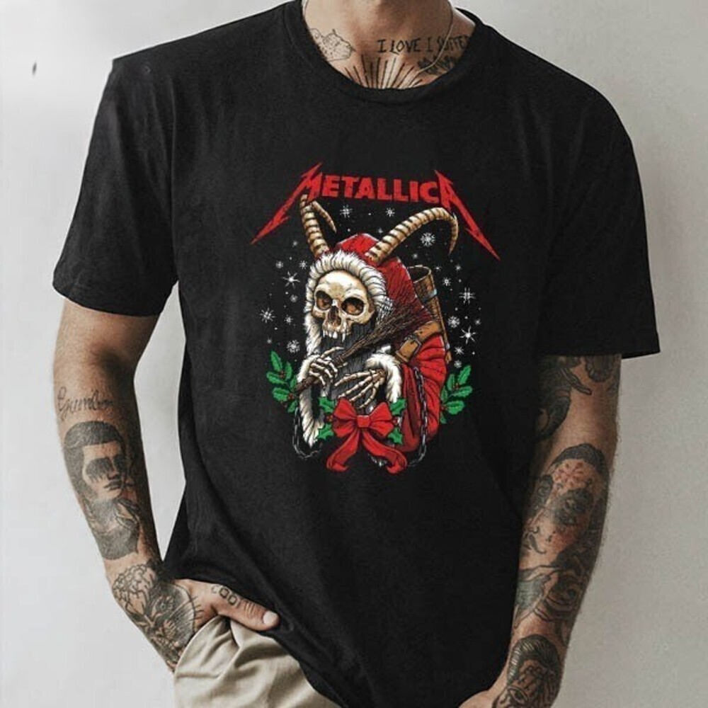 Metallica Krampus Merry Xmas Fan Gifts Christmas Classic Tshirt 1